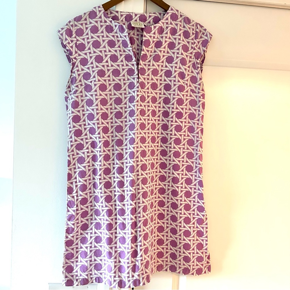 Three Islands Nantucket Cane Print Dress